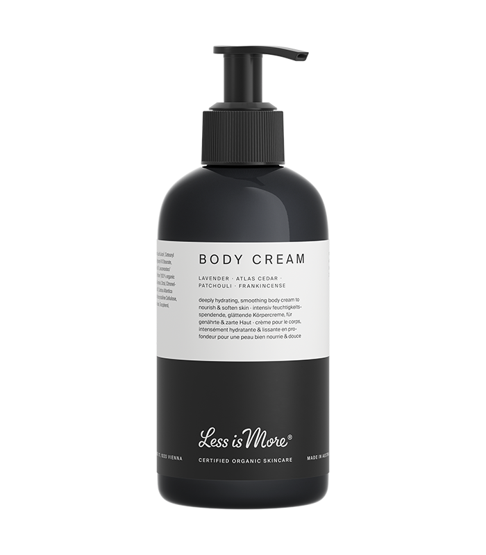 Body Cream Lavender · Atlas Cedar · Patchouli · Frankincense